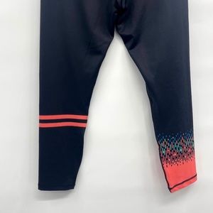 Zyia Active High Rise 7/8 Black Pink Leggings